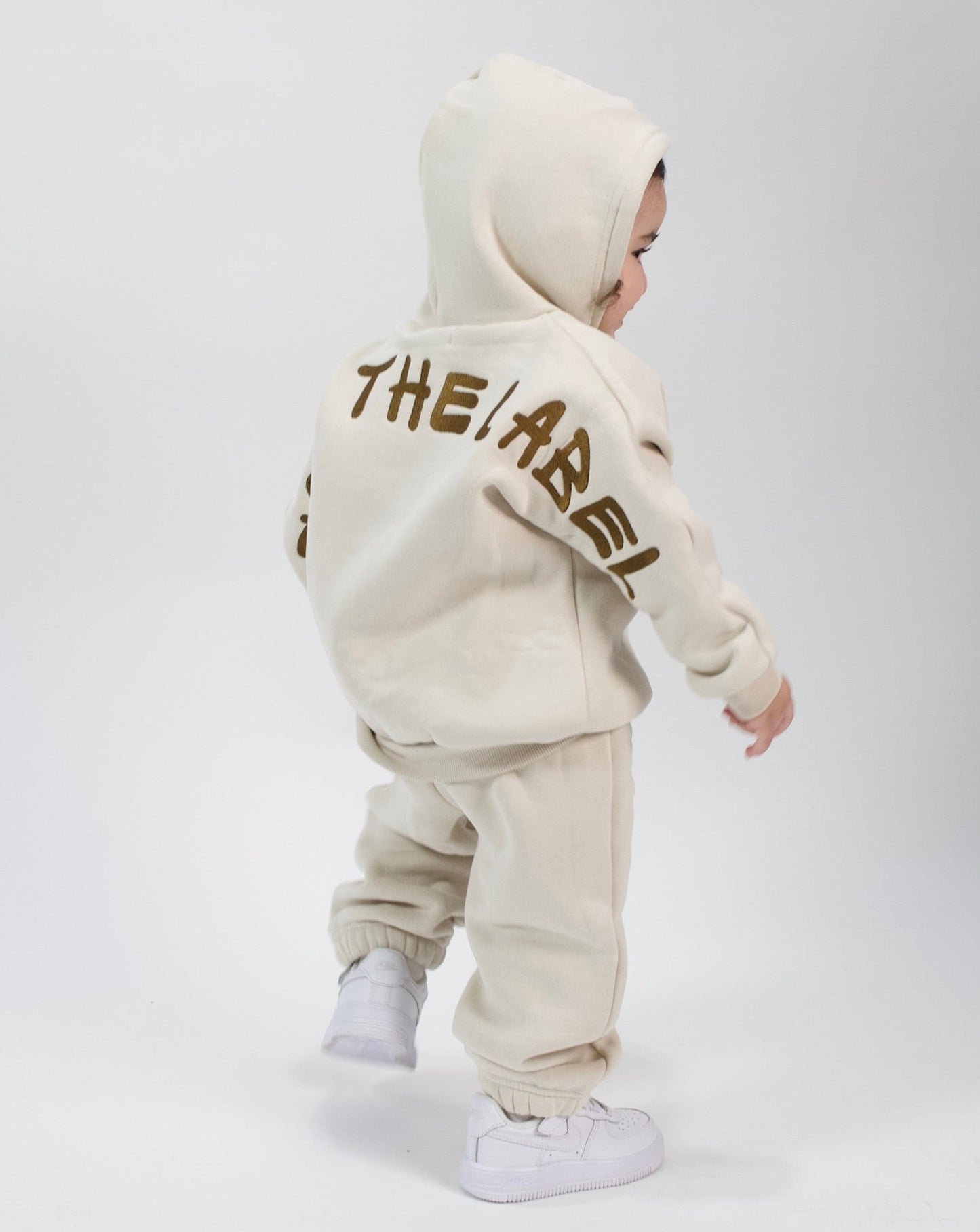 Classic logo tracksuit- cream