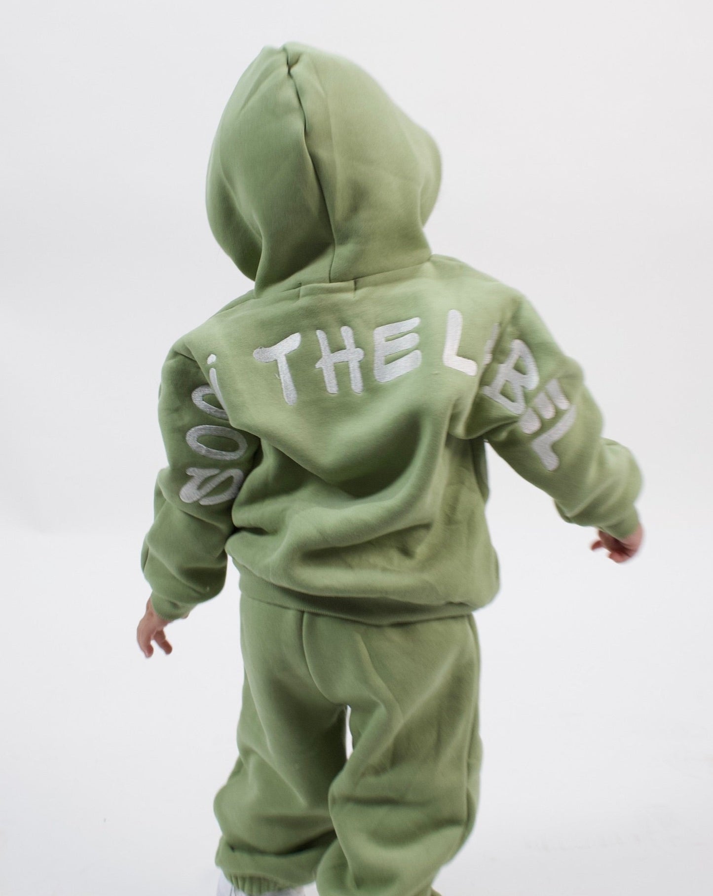 Classic logo tracksuit - sage green