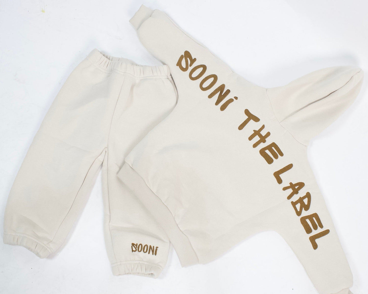 Classic logo tracksuit- cream