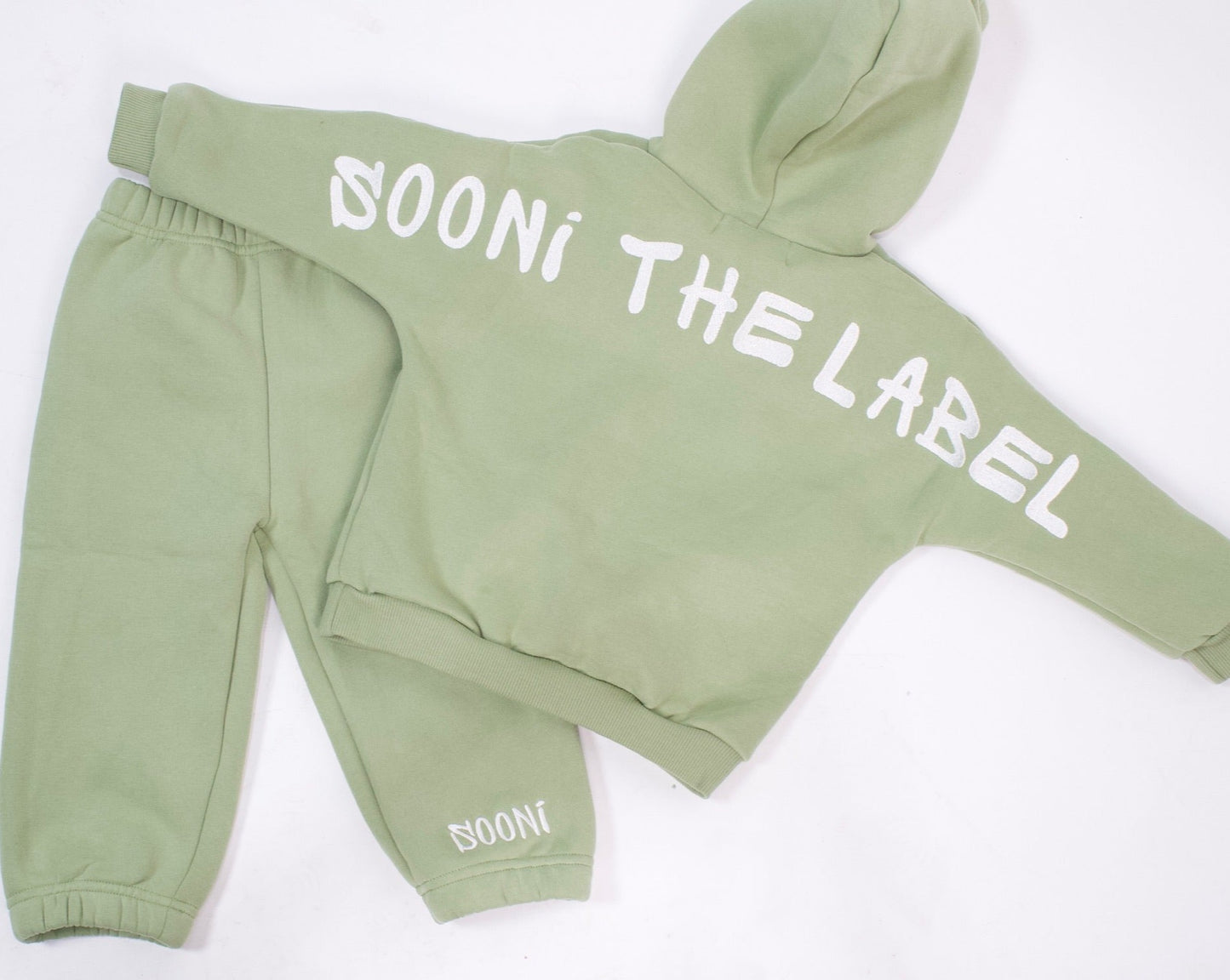 Classic logo tracksuit - sage green