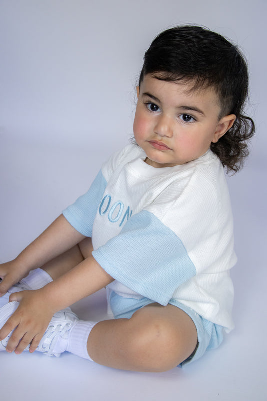 Waffle set- Sky blue