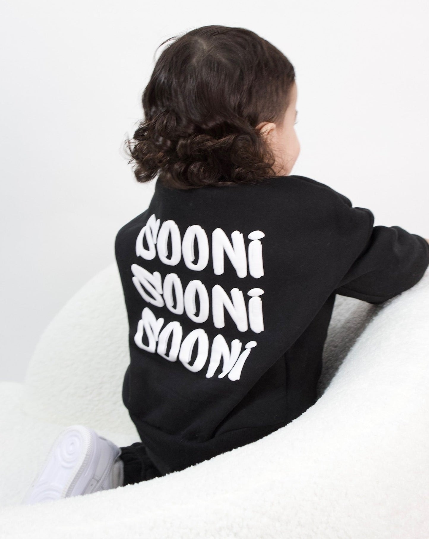Essential puff print tracksuit- black